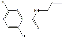 3,6-dichloro-N-(prop-2-en-1-yl)pyridine-2-carboxamide 结构式