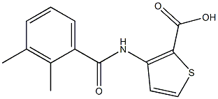 3-[(2,3-dimethylbenzoyl)amino]thiophene-2-carboxylic acid 结构式