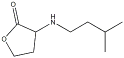 3-[(3-methylbutyl)amino]oxolan-2-one 结构式