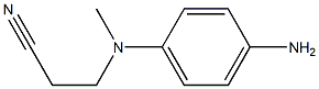 3-[(4-aminophenyl)(methyl)amino]propanenitrile 结构式