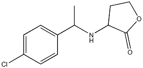 3-{[1-(4-chlorophenyl)ethyl]amino}oxolan-2-one 结构式