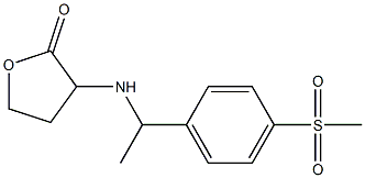 3-{[1-(4-methanesulfonylphenyl)ethyl]amino}oxolan-2-one 结构式