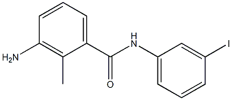 3-amino-N-(3-iodophenyl)-2-methylbenzamide 结构式