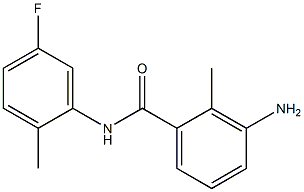3-amino-N-(5-fluoro-2-methylphenyl)-2-methylbenzamide 结构式