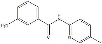 3-amino-N-(5-methylpyridin-2-yl)benzamide 结构式