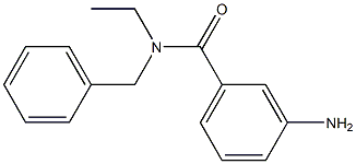3-amino-N-benzyl-N-ethylbenzamide 结构式