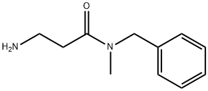 3-amino-N-benzyl-N-methylpropanamide 结构式