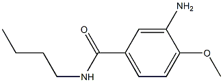 3-amino-N-butyl-4-methoxybenzamide 结构式