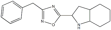 3-benzyl-5-(octahydro-1H-indol-2-yl)-1,2,4-oxadiazole 结构式