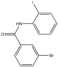 3-bromo-N-(2-iodophenyl)benzamide 结构式