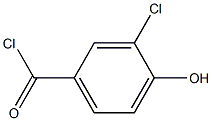 3-chloro-4-hydroxybenzoyl chloride 结构式