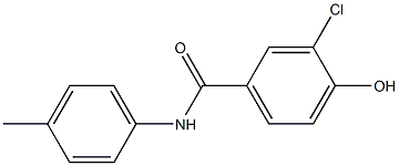 3-chloro-4-hydroxy-N-(4-methylphenyl)benzamide 结构式