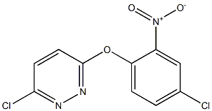 3-chloro-6-(4-chloro-2-nitrophenoxy)pyridazine 结构式