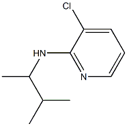 3-chloro-N-(3-methylbutan-2-yl)pyridin-2-amine 结构式