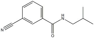 3-cyano-N-isobutylbenzamide 结构式