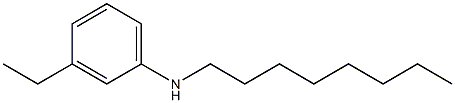 3-ethyl-N-octylaniline 结构式