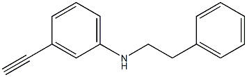 3-ethynyl-N-(2-phenylethyl)aniline 结构式