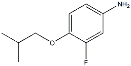 3-fluoro-4-(2-methylpropoxy)aniline 结构式