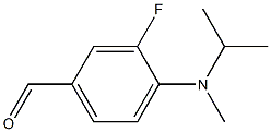 3-fluoro-4-[methyl(propan-2-yl)amino]benzaldehyde 结构式