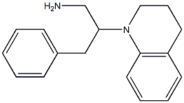 3-phenyl-2-(1,2,3,4-tetrahydroquinolin-1-yl)propan-1-amine 结构式