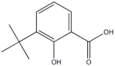 3-tert-butyl-2-hydroxybenzoic acid 结构式