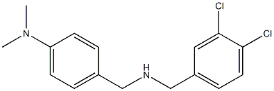 4-({[(3,4-dichlorophenyl)methyl]amino}methyl)-N,N-dimethylaniline 结构式