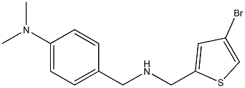 4-({[(4-bromothiophen-2-yl)methyl]amino}methyl)-N,N-dimethylaniline 结构式