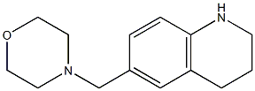 4-(1,2,3,4-tetrahydroquinolin-6-ylmethyl)morpholine 结构式