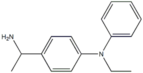 4-(1-aminoethyl)-N-ethyl-N-phenylaniline 结构式