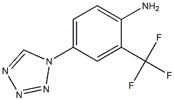 4-(1H-tetrazol-1-yl)-2-(trifluoromethyl)aniline 结构式