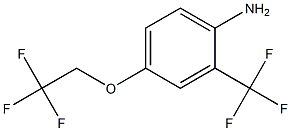 4-(2,2,2-trifluoroethoxy)-2-(trifluoromethyl)aniline 结构式