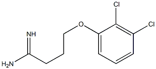 4-(2,3-dichlorophenoxy)butanimidamide 结构式