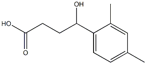 4-(2,4-dimethylphenyl)-4-hydroxybutanoic acid 结构式