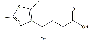 4-(2,5-dimethylthiophen-3-yl)-4-hydroxybutanoic acid 结构式