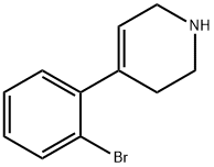 4-(2-bromophenyl)-1,2,3,6-tetrahydropyridine 结构式