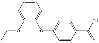 4-(2-ethoxyphenoxy)benzoic acid 结构式