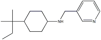4-(2-methylbutan-2-yl)-N-(pyridin-3-ylmethyl)cyclohexan-1-amine 结构式