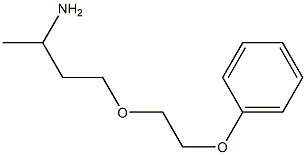 4-(2-phenoxyethoxy)butan-2-amine 结构式