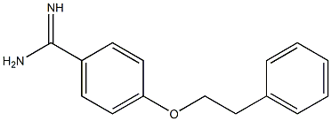 4-(2-phenylethoxy)benzenecarboximidamide 结构式