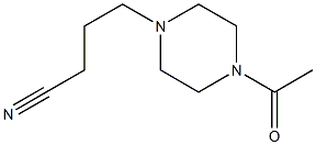 4-(4-acetylpiperazin-1-yl)butanenitrile 结构式