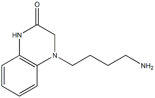 4-(4-aminobutyl)-1,2,3,4-tetrahydroquinoxalin-2-one 结构式