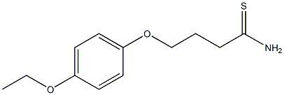 4-(4-ethoxyphenoxy)butanethioamide 结构式