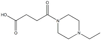 4-(4-ethylpiperazin-1-yl)-4-oxobutanoic acid 结构式