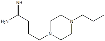 4-(4-propylpiperazin-1-yl)butanimidamide 结构式