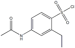 4-(acetylamino)-2-ethylbenzenesulfonyl chloride 结构式