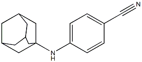 4-(adamantan-1-ylamino)benzonitrile 结构式