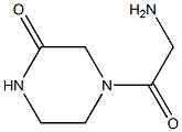 4-(aminoacetyl)piperazin-2-one 结构式