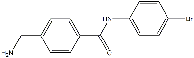4-(aminomethyl)-N-(4-bromophenyl)benzamide 结构式