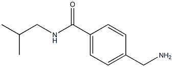 4-(aminomethyl)-N-isobutylbenzamide 结构式