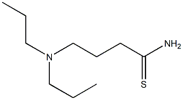 4-(dipropylamino)butanethioamide 结构式